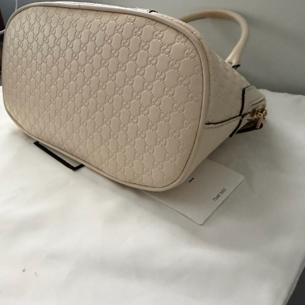 Gucci Beige Leather Satchel - Picture 15 of 16